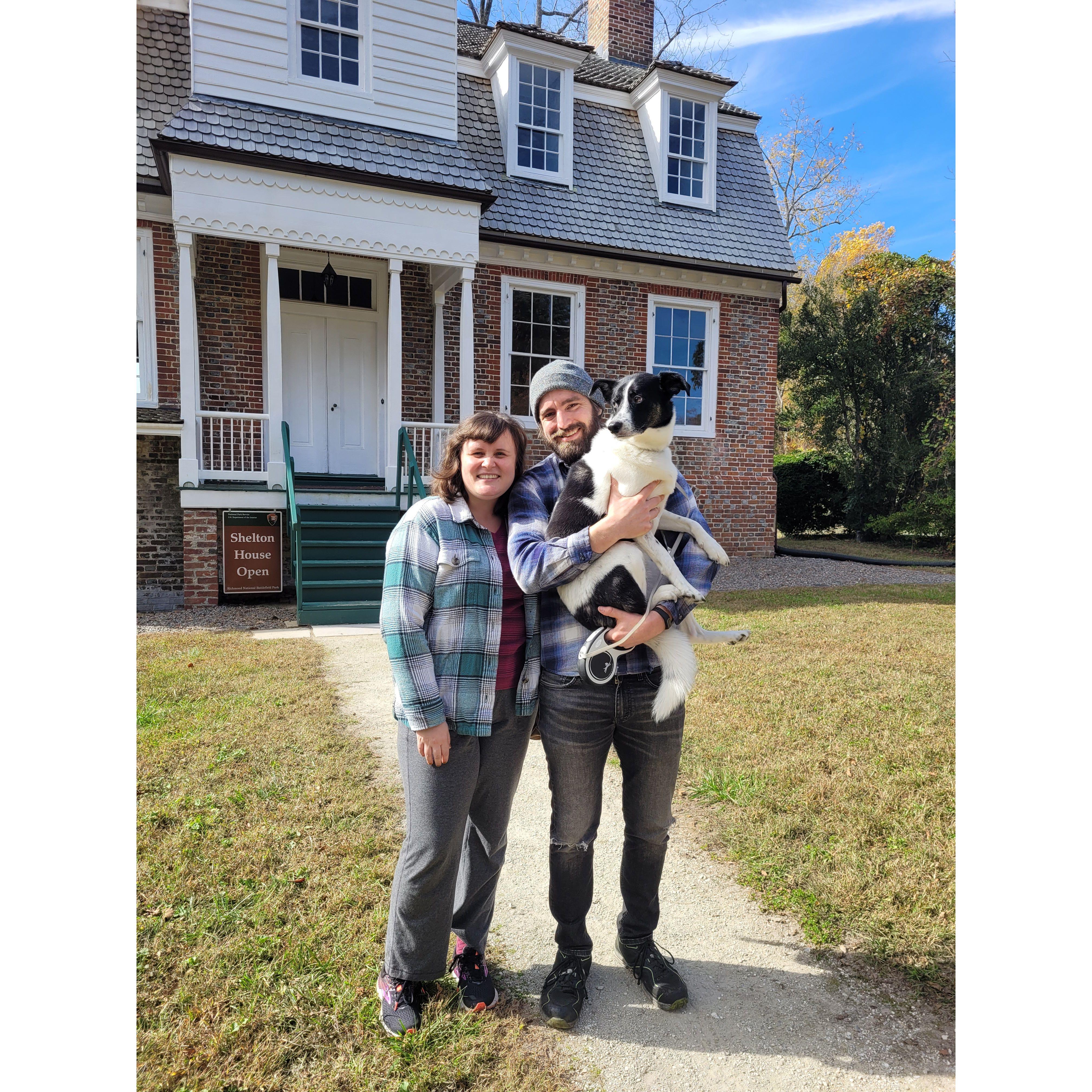 The Shelton House (where Patrick Henry got married) in Mechanicsville
