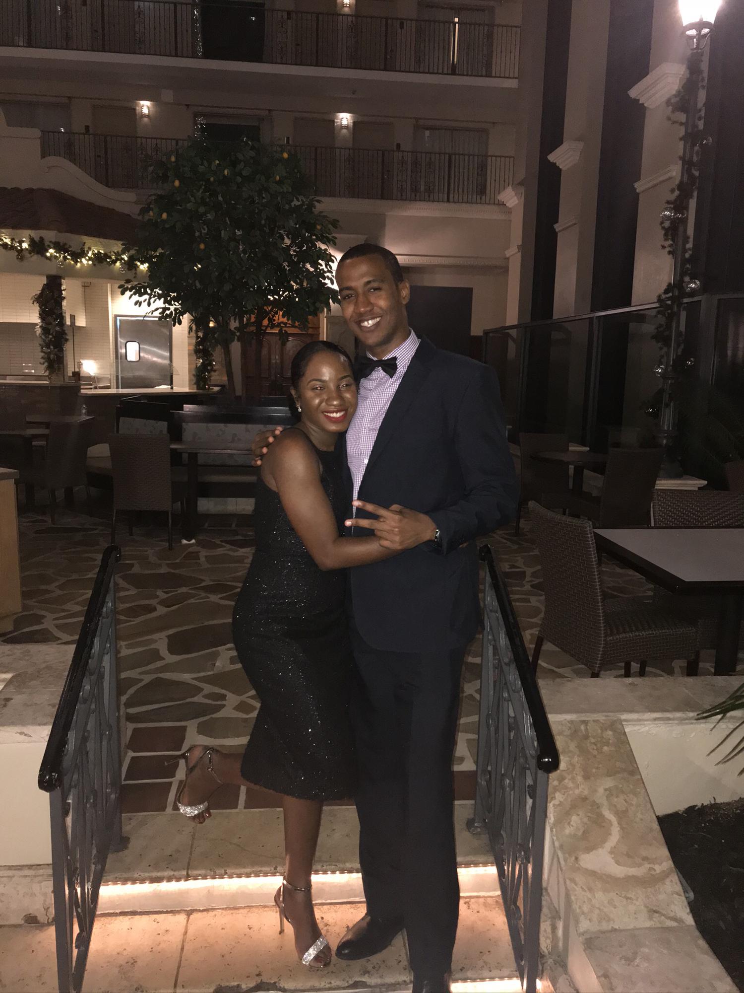 December 2017 the day we went to our first wedding together and that's when I realized what a great man he is after being friends for so long.