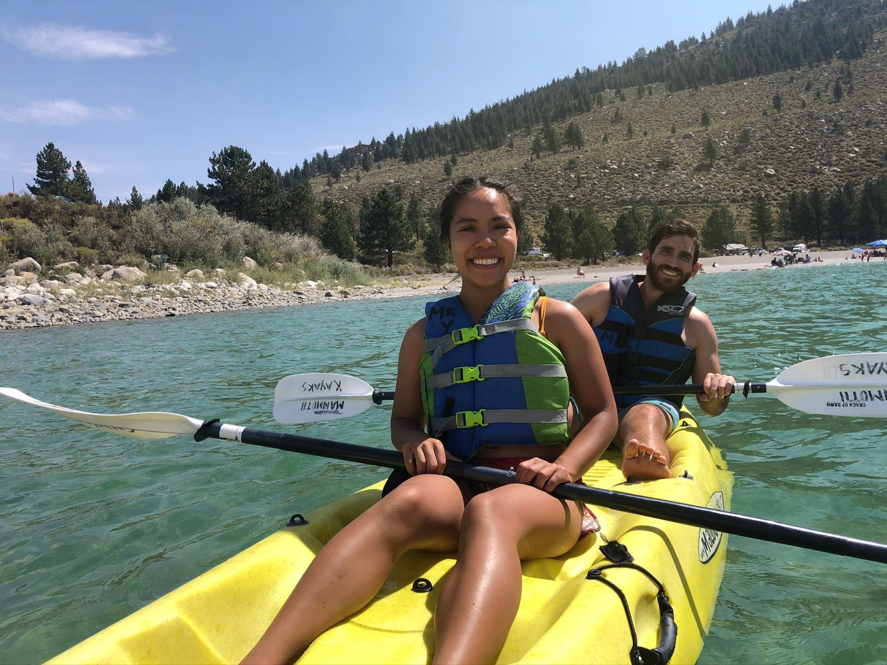 Kayaking at June Lake (August 2020)