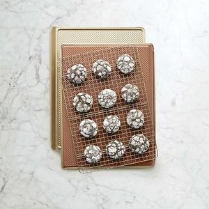 Williams Sonoma Copper Goldtouch® Nonstick 3-Piece Cookie Sheet Set