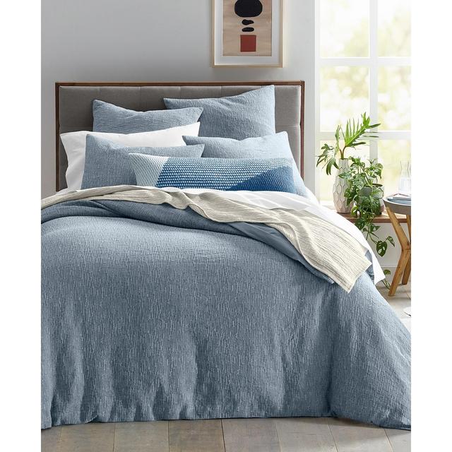 Oake Ripple Matelasse Duvet Cover Set, King, Created for Macy's