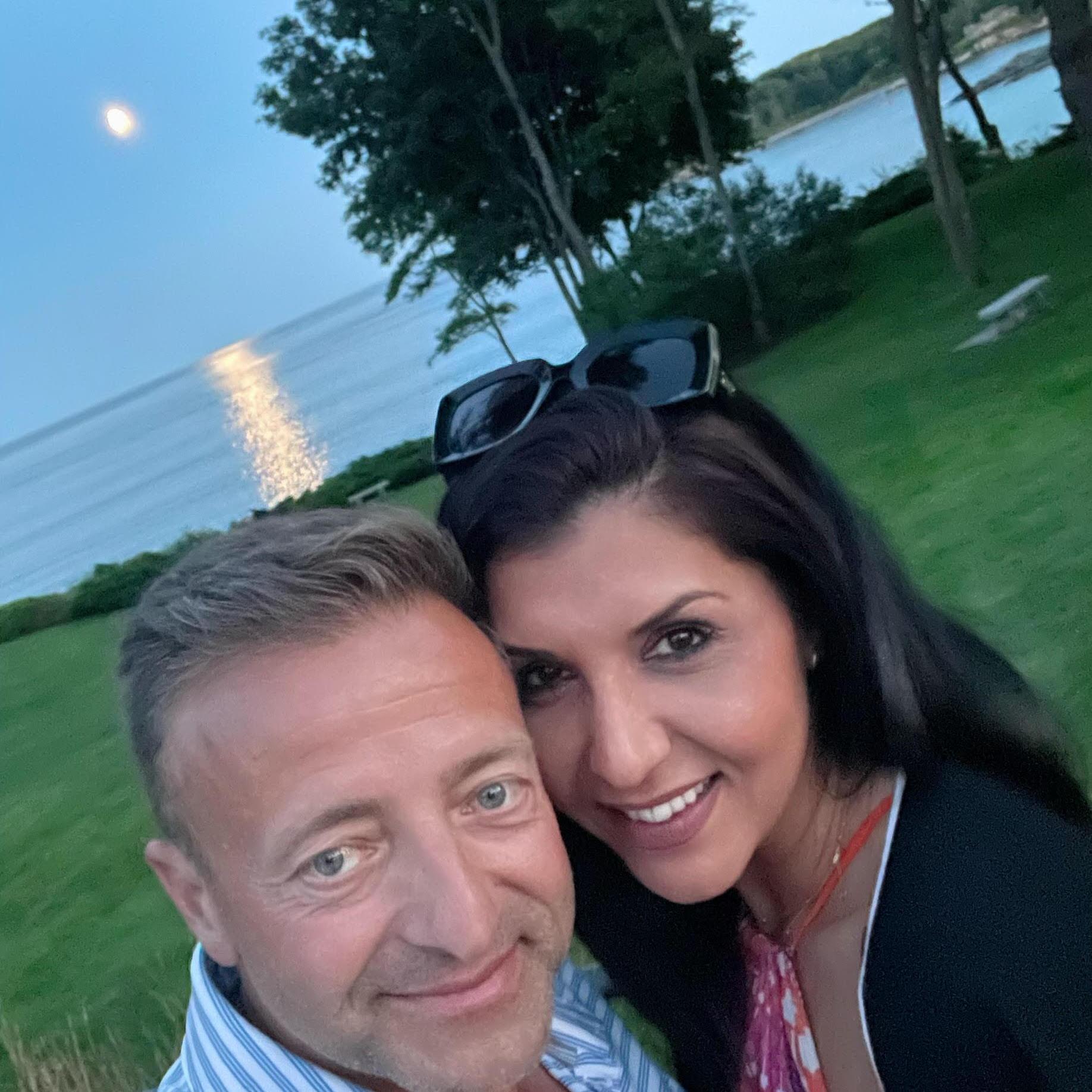 Our first photo together… and many more to come.