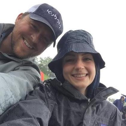 Kings of Leon concert in the cold and pouring rain!