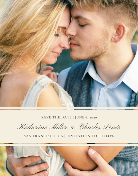 Zola Save The Dates - Abbey Banner