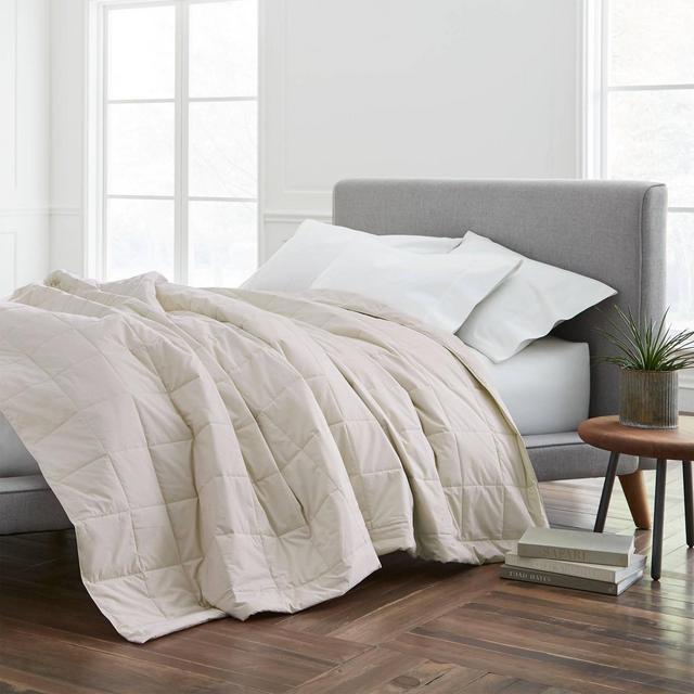 Full/Queen Cotton Bed Blanket Cream - EcoPure