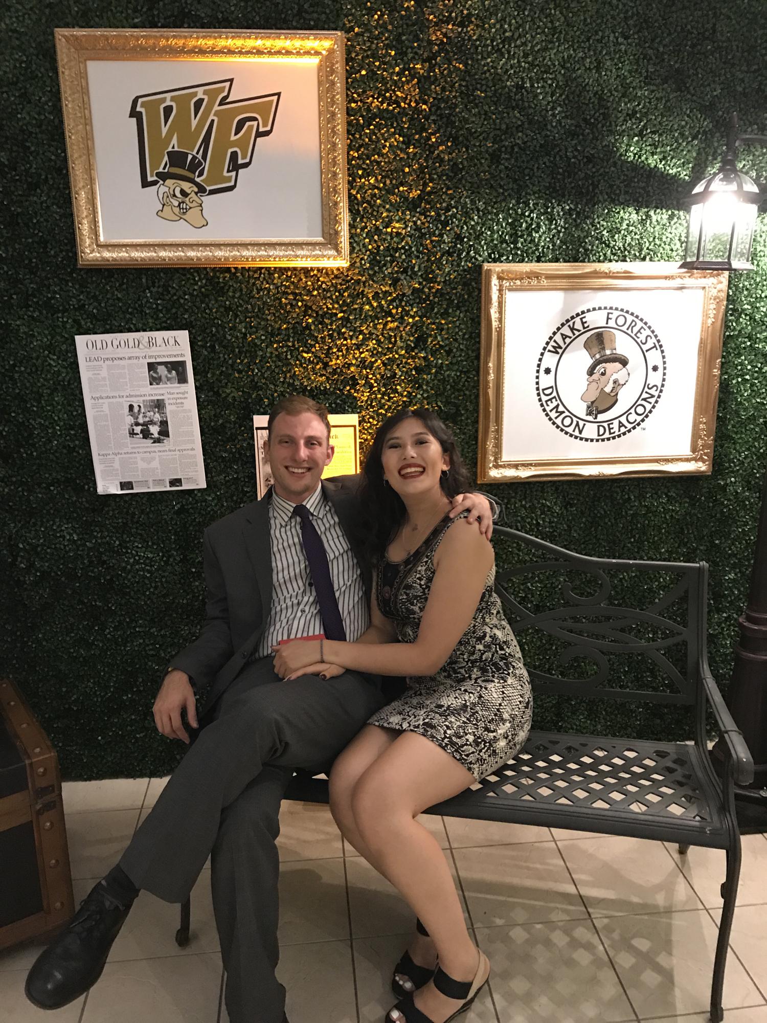 Our last Presidents Ball together as students at Wake!