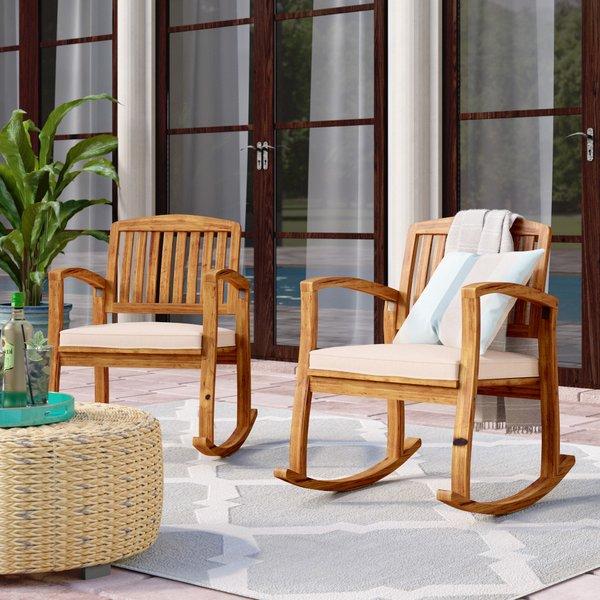 Rocking Chair Set by Coyne Acacia