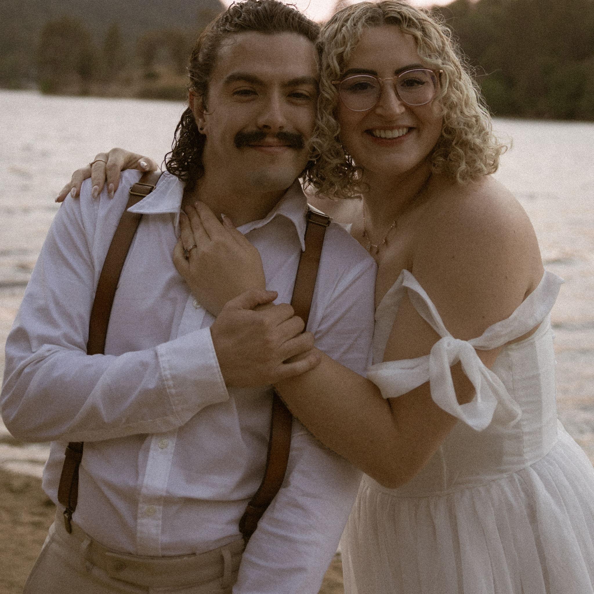 We meet at a New Years Party in Utah.