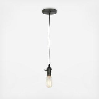 Vintage Incandescent Gunmetal Pendant