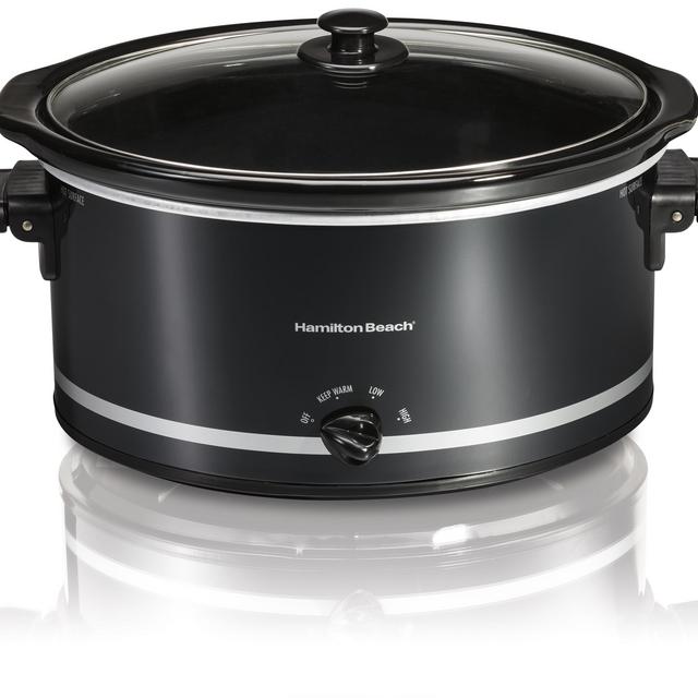 Hamilton Beach 8 Quart Large Capacity Slow Cooker- Black