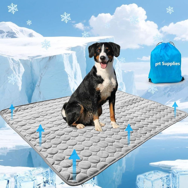 NXDZI Dog Cooling Mat for Dogs, Pet Cooling Pad Bed for Dog Easy Washable for All Types of Pets and Perfect for Both Indoor and Outdoor Use, Including Car Seats 59" x 40"