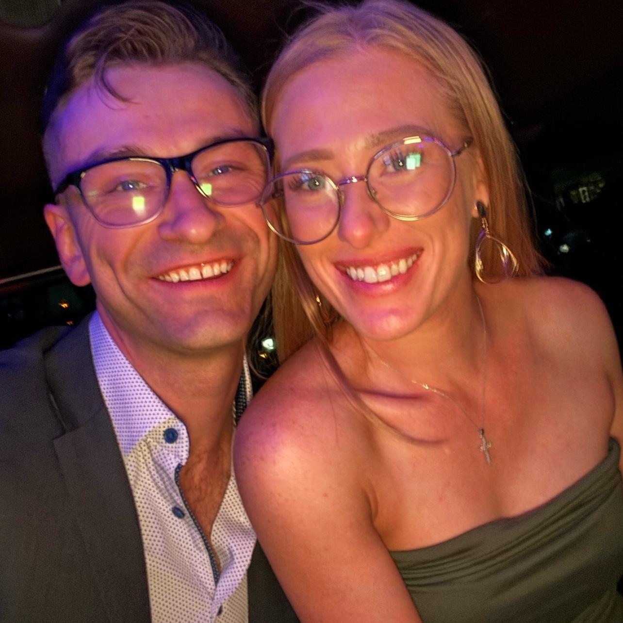 Our first date! A night out in Vegas celebrating a friends birthday! This was also our first limo ride and Sierra’s first time eating seafood.