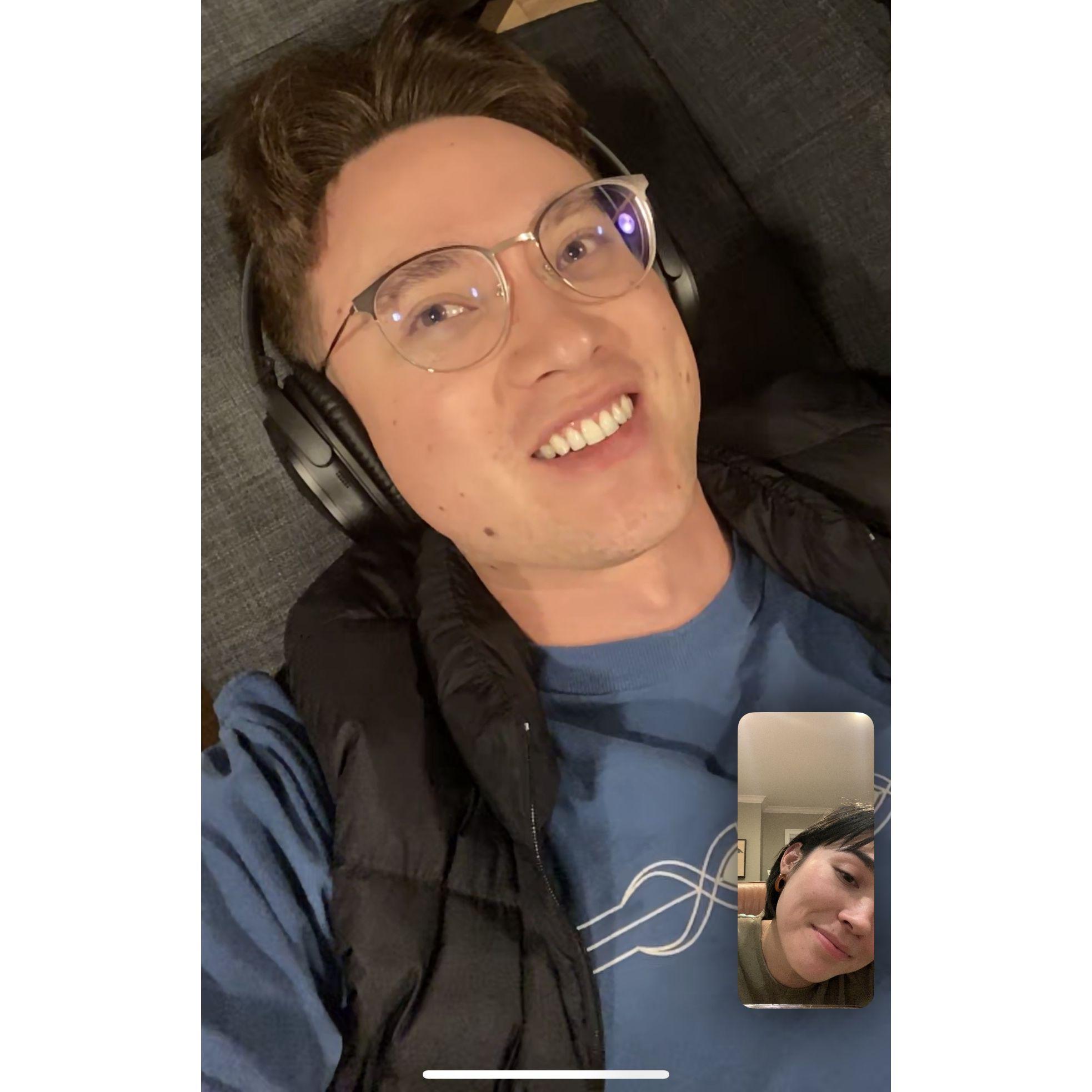 And then came a whooole lot of FaceTiming.