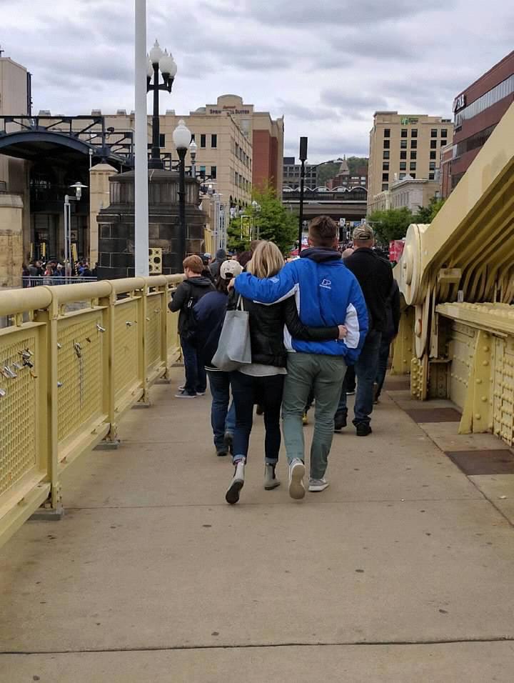 Pittsburgh...for a Yankee game.