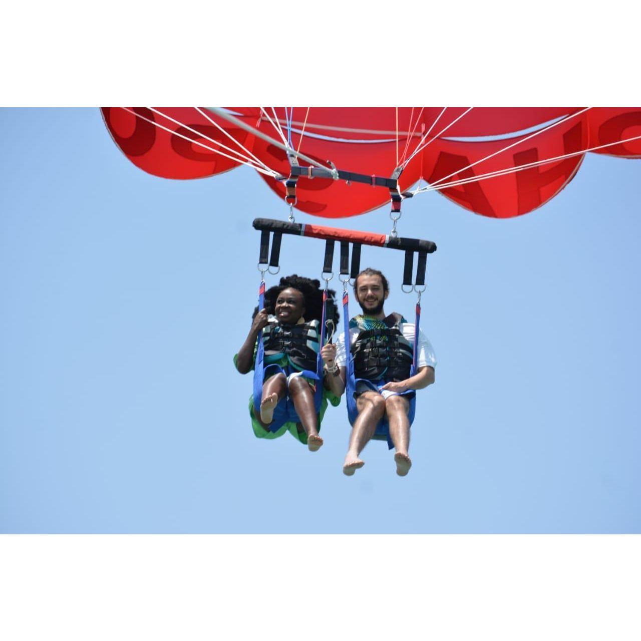 Qatar, April 2024 - That time we found out our sense of adventure match. Having fun together is essential to our friendship and ultimately marriage.