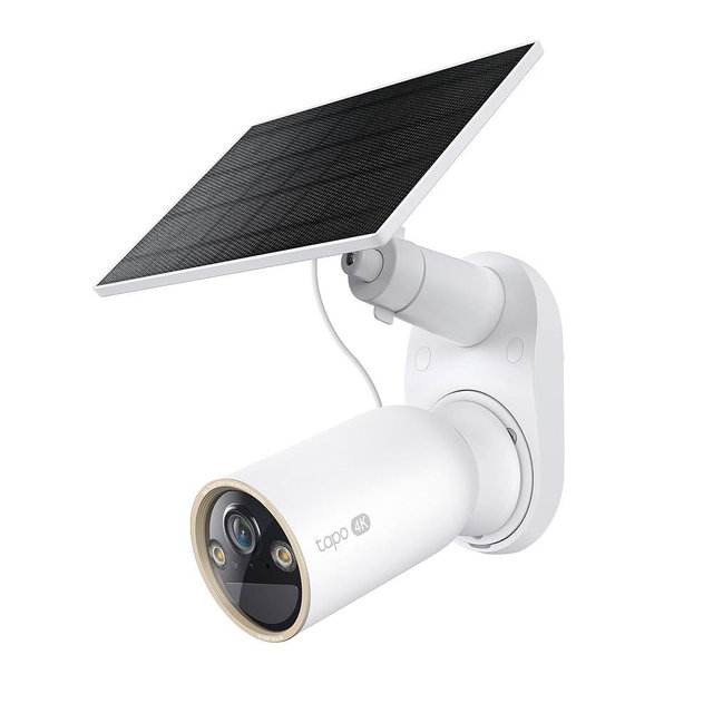 Tapo 4K Ultra HD SolarCam Outdoor Wireless Battery Camera w/Solar Panel – 24/7 Capture, Free Person/Vehicle Detection, Starlight Color Night Vision, Works w/Alexa & Google Home, SolarCam 4K