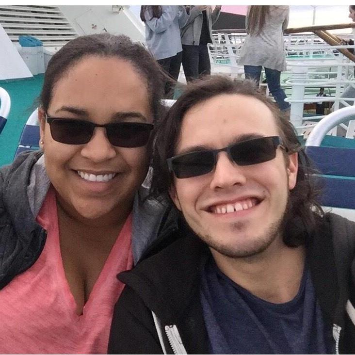 Our first cruise together in 2017.