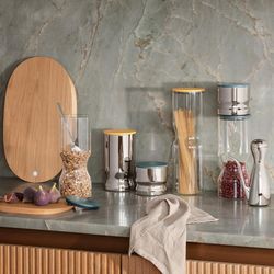 Georg Jensen, Alfredo Glass Extra Large Canister | Zola