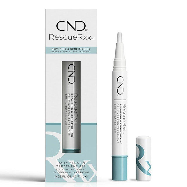 CND SolarOil & RescueRXx, Cuticle Oil Pen, Keratin Nail Treatment Pen, On-the-Go, Travel-Sized