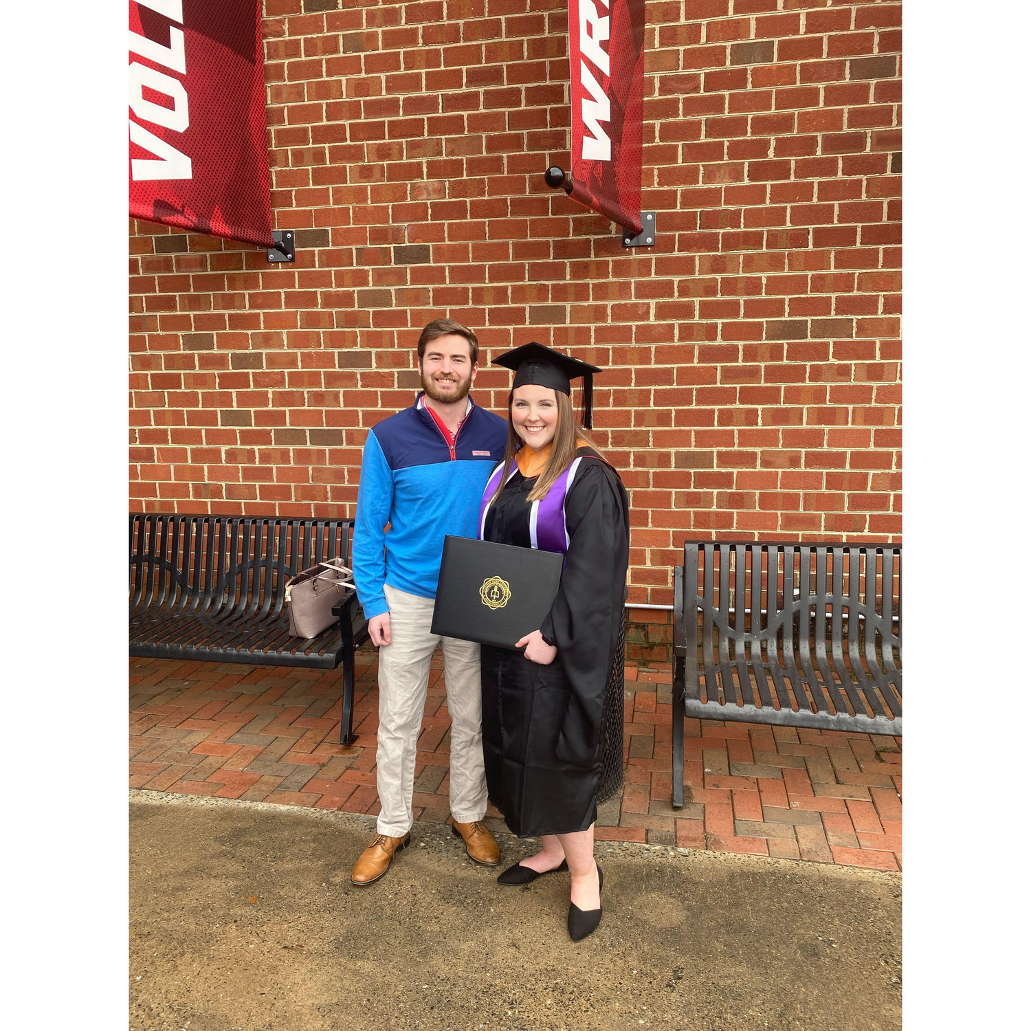 Nicholas was Morgan's biggest cheerleader throughout her entire Nursing school journey, but especially while she was getting her Masters!