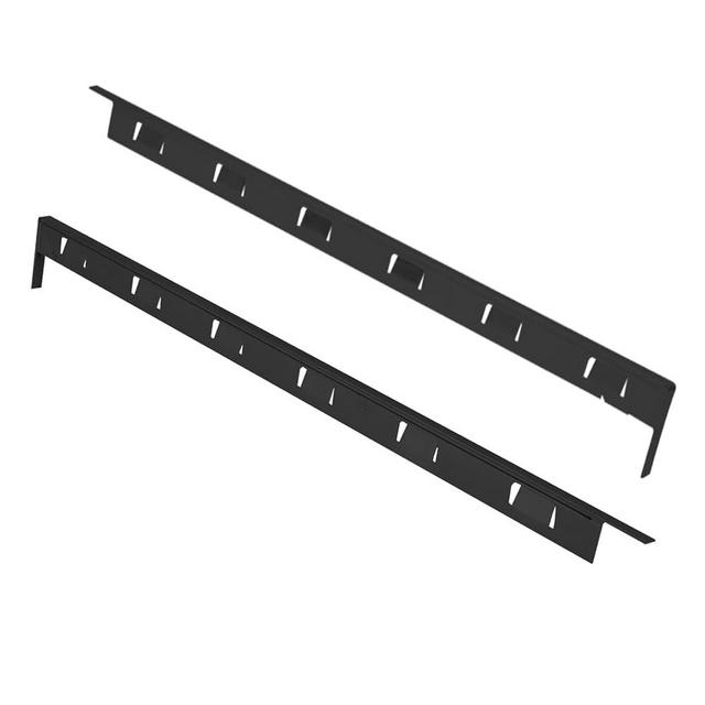 NXWATAO Stove Gap Covers (2 Pack),25.6" Long & 0.4" Wide Stove Counter Side Gap Guards, Oven Gap Filler with Stainless Steel, Heat Resistant and Easy to Clean,Protect Gap Filler Sealing Spills (Black)