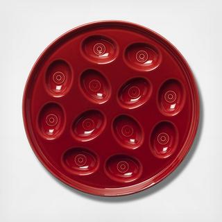 Round Egg Serving Platter