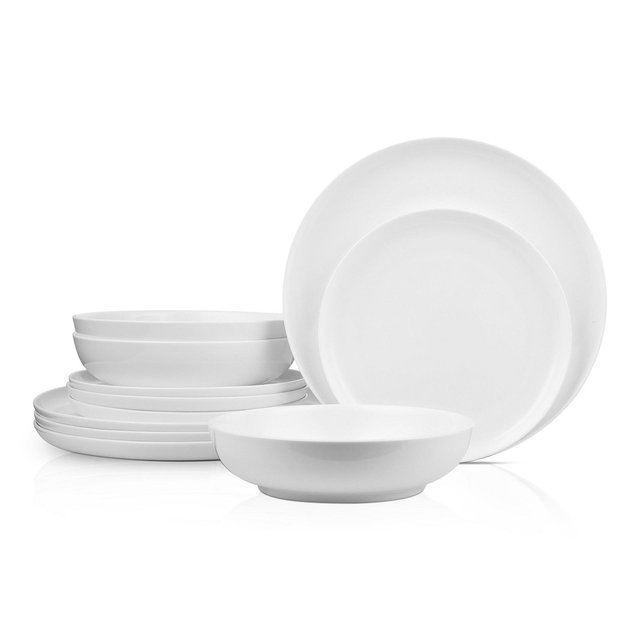 Gabrielle Bone China Dinnerware Set - White