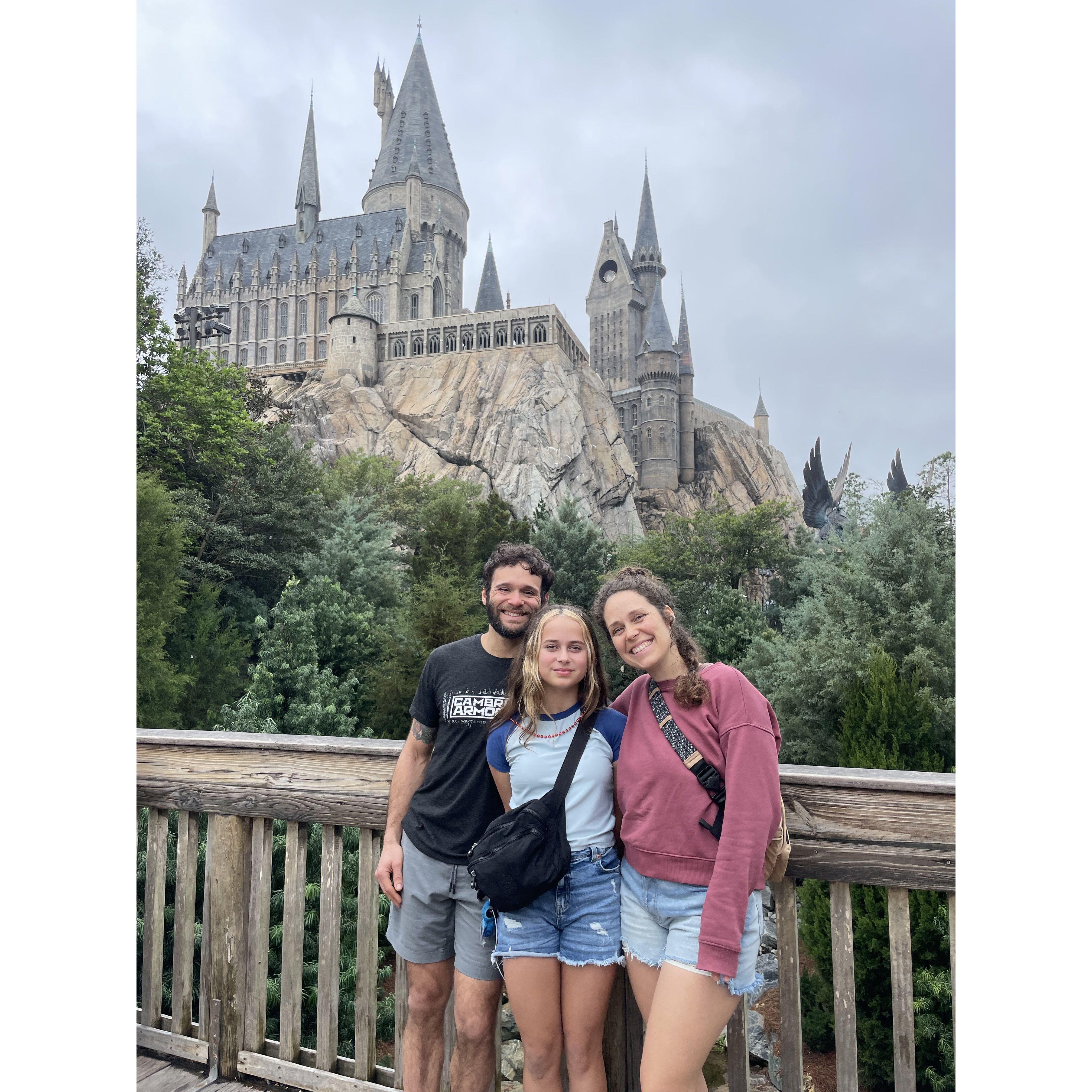 At Hogwarts Castle, Universal Studios Winter 2025