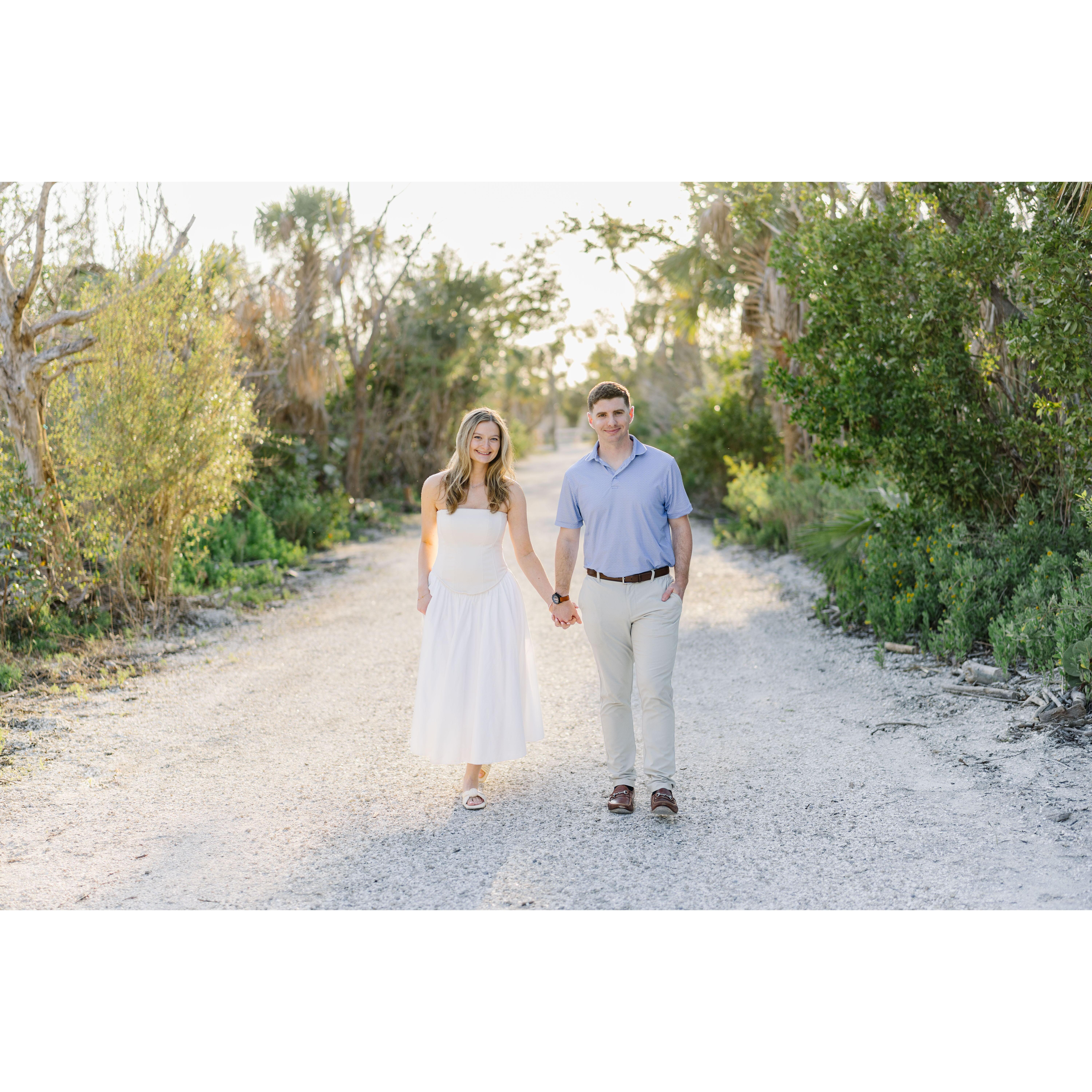 Jillian and Noah's engagement photo shoot in Sanibel Island, Florida!