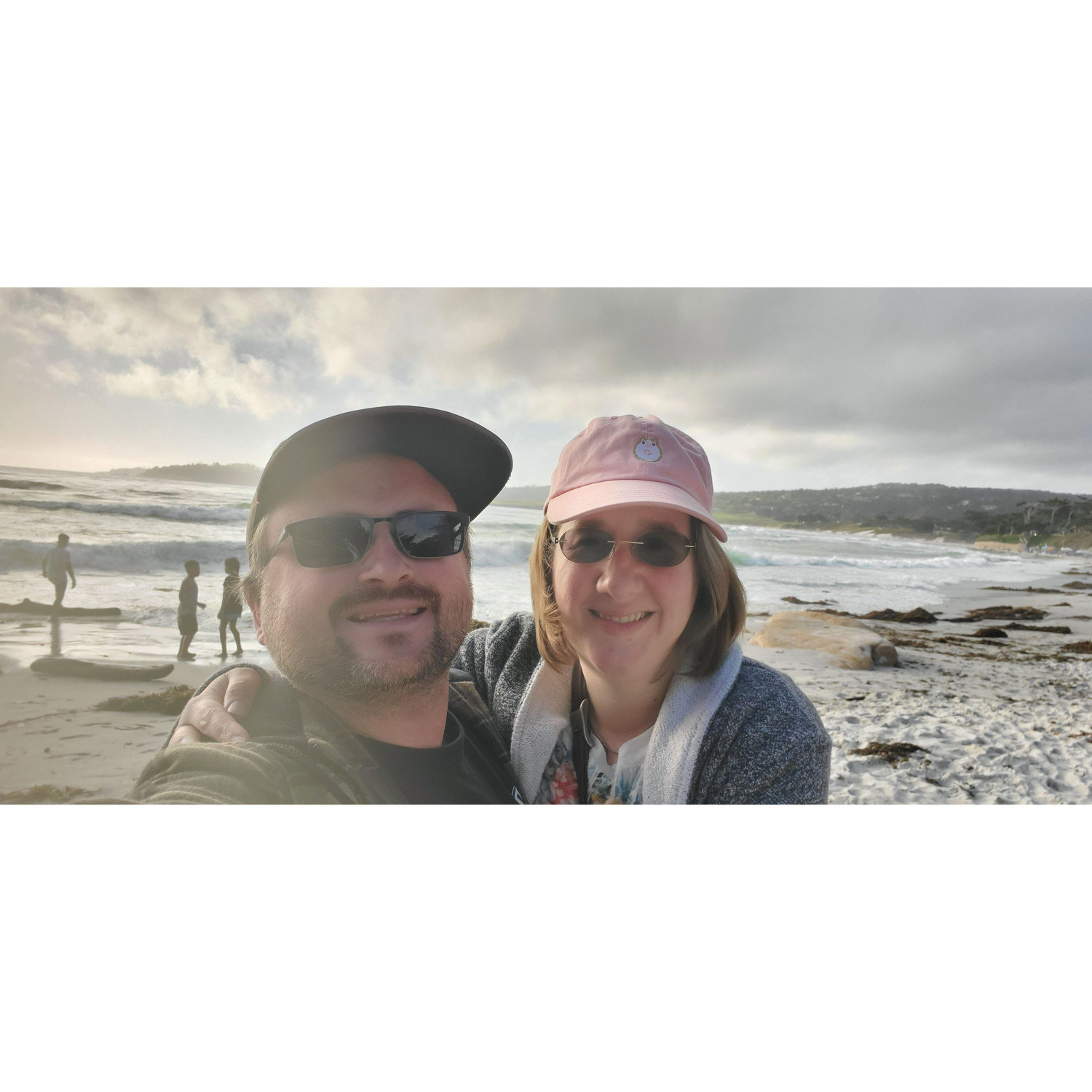 We "took a wrong turn" and ended up on the beach in Carmel, CA in December 2024.