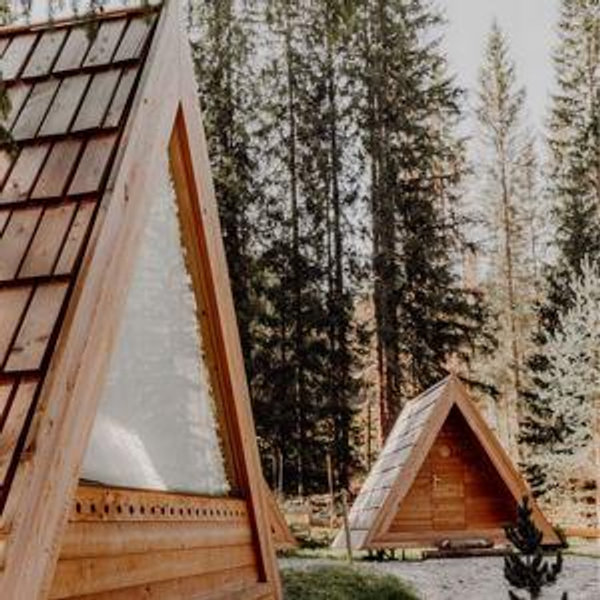 Two nights in an A-Frame at Camping Sass Dlacia in the Dolamites!