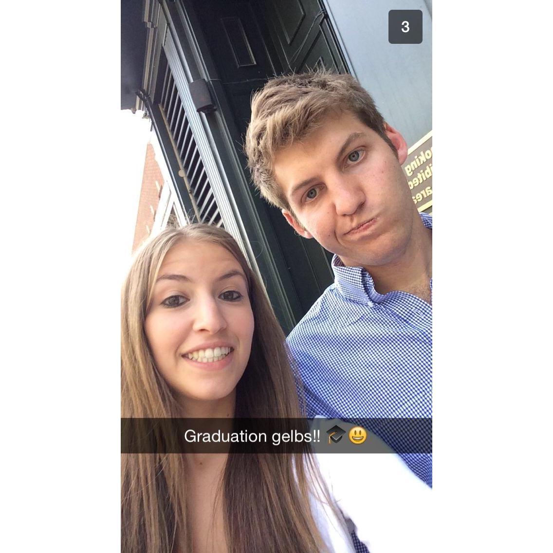 the only picture we took together at Scott's Cornell graduation, 2014