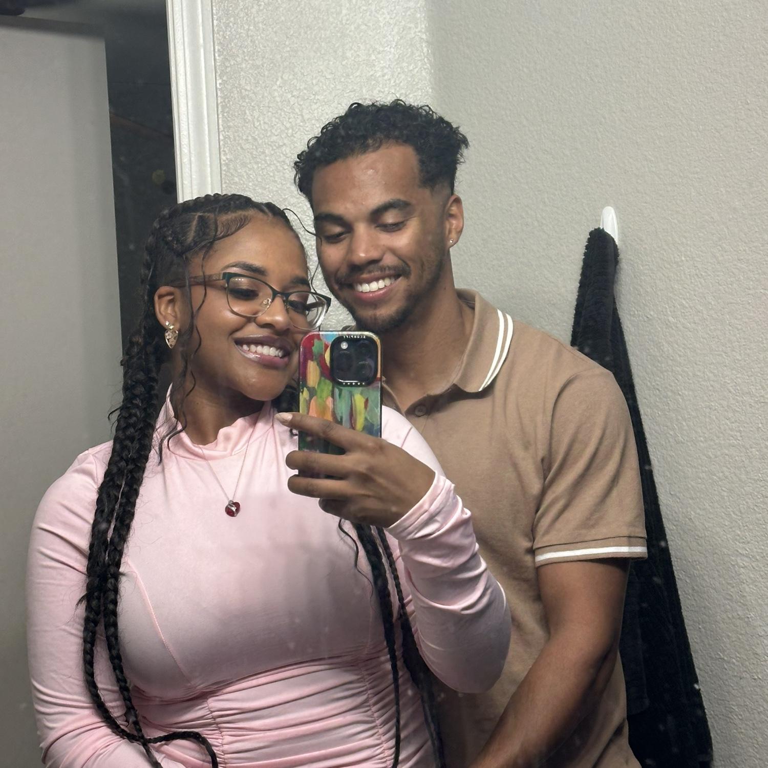 Our first Valentine’s Day celebrated together in-person