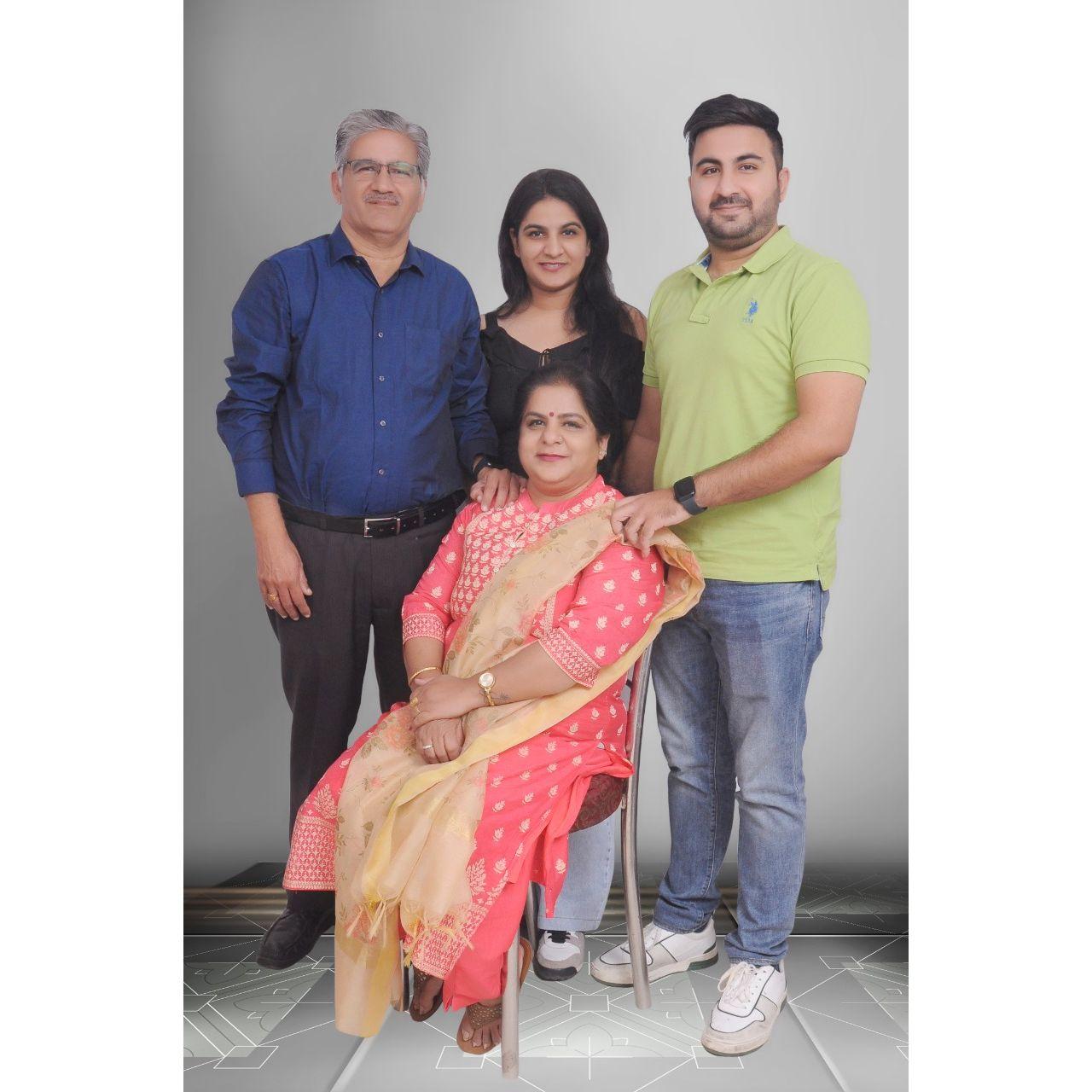 with family