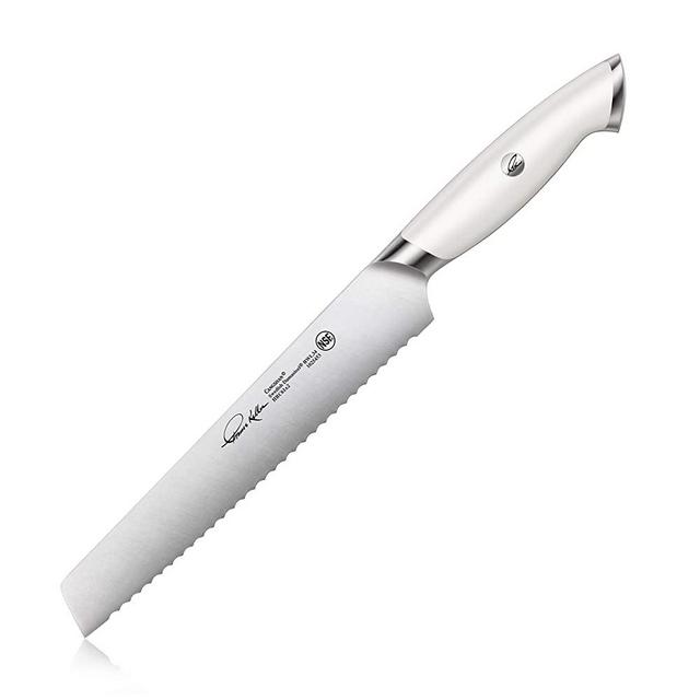 Cangshan Thomas Keller Signature Collection Swedish Powder Steel Forged, 8-Inch Bread Knife, White