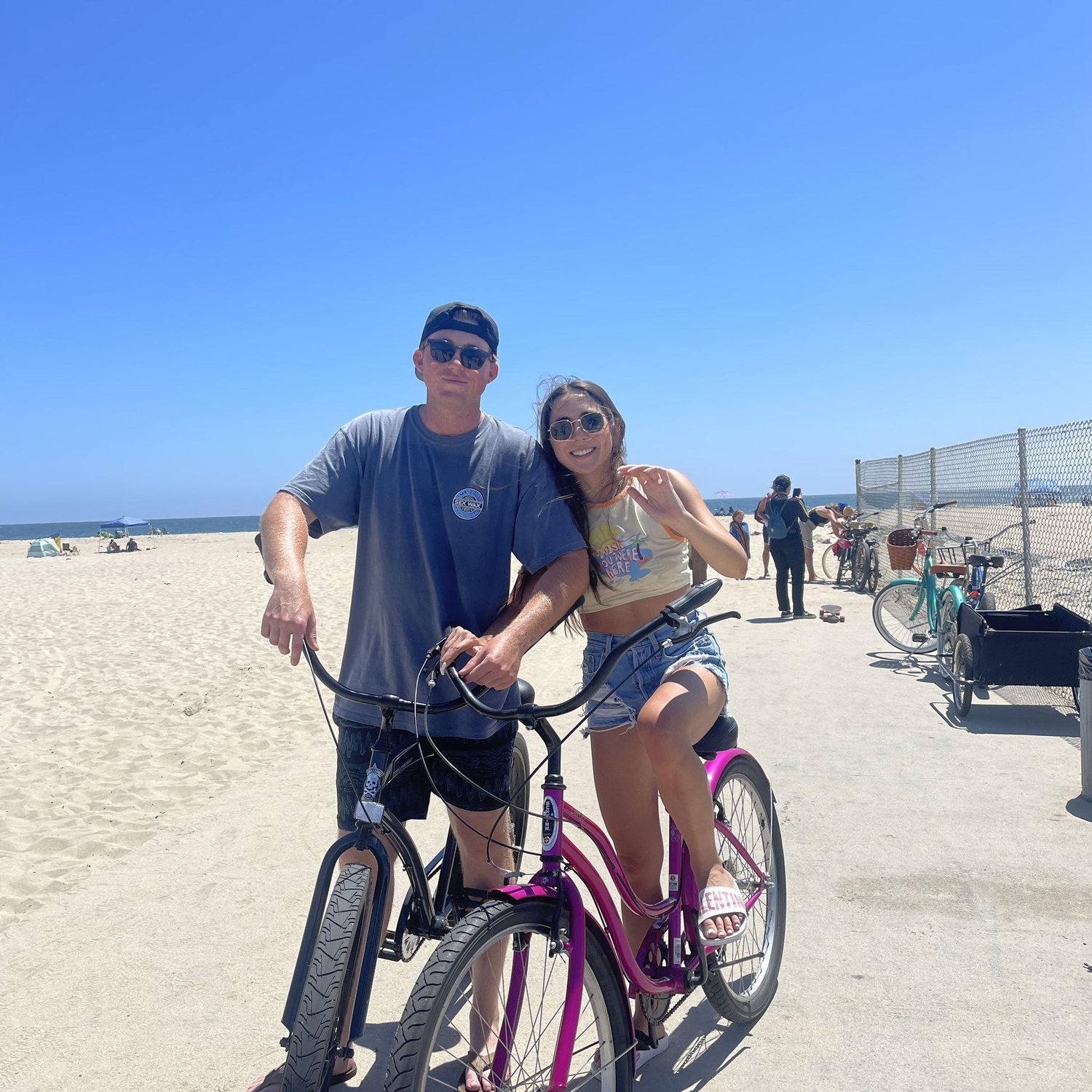 Huntington Beach - our favorite place to go together