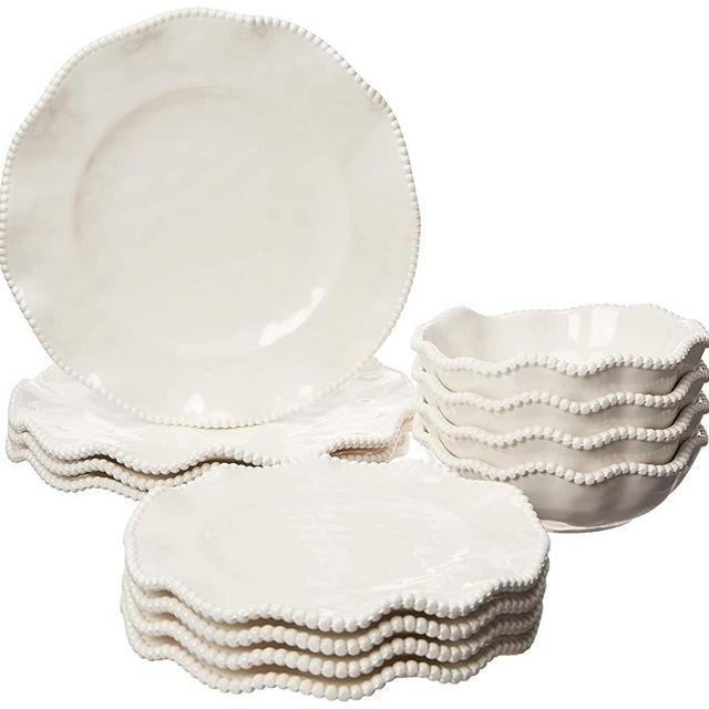 Certified International Perlette Cream Dinnerware, Dishes, Multicolor