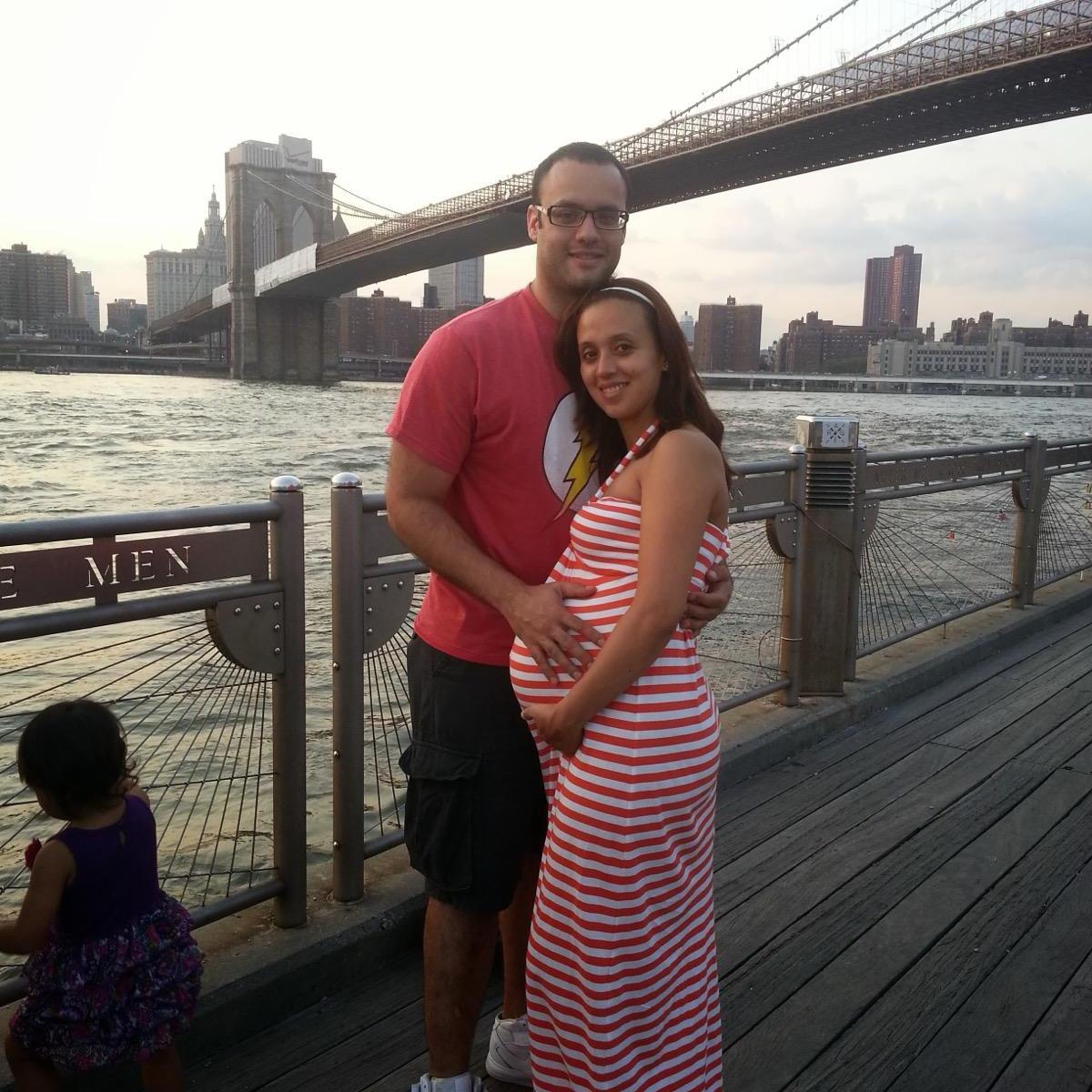 Pregnant with Sophia Nannette Perez.