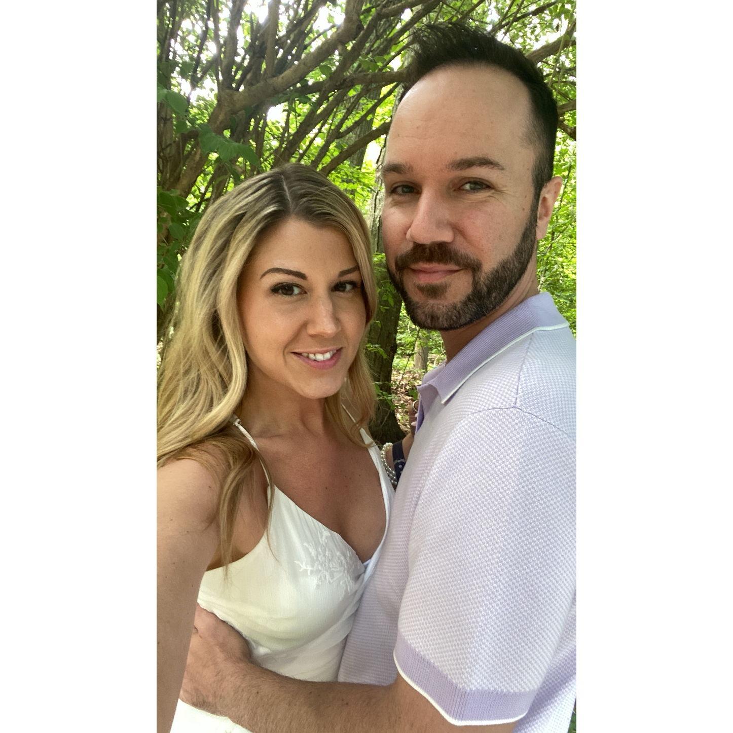 During our engagement shoot!