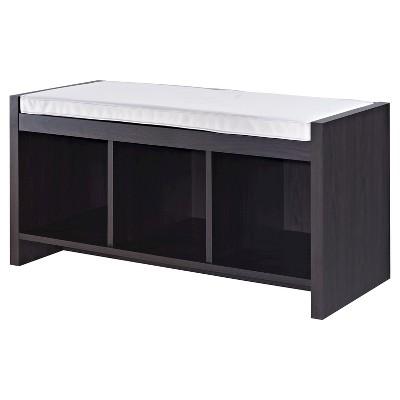Hendland Entryway Storage Bench with Cushion - Espresso - Room & Joy