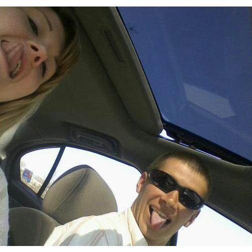 Cj's tongue looks weird so I had to post this picture.