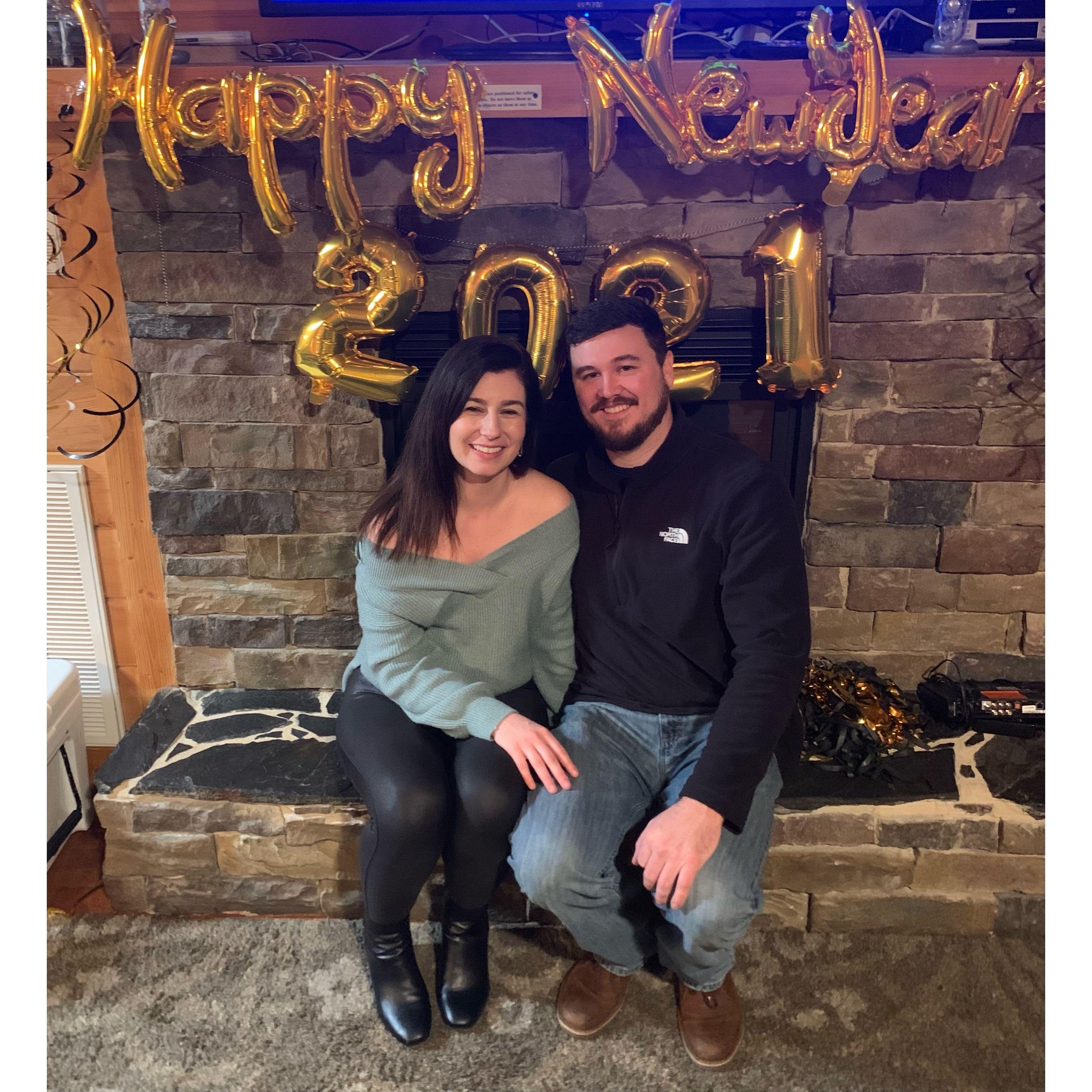 Our first NYE together, we went to Gatlinburg with Amanda, Derek and a large group of friends.