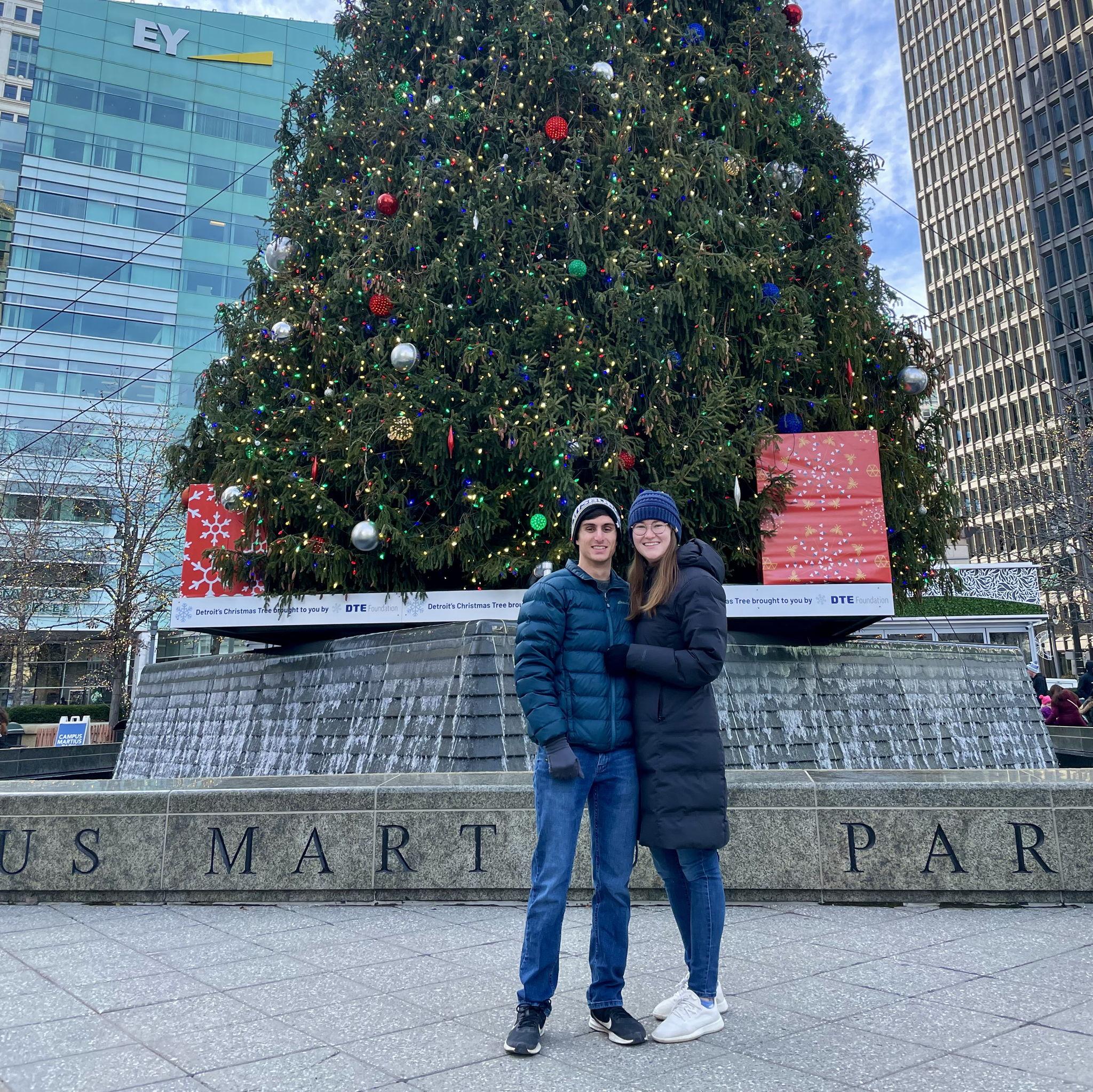 Our first holiday season in Detroit! We finally moved to the same city in the fall of 2019. Jason worked at General Motors while Brenna started graduate school at Wayne State University.