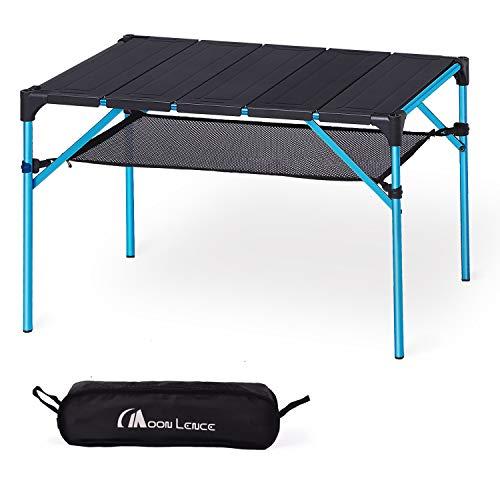 MOON LENCE Lightweight Portable Camping Table Compact Outdoor Aluminum Folding Table for Picnic Climbing …