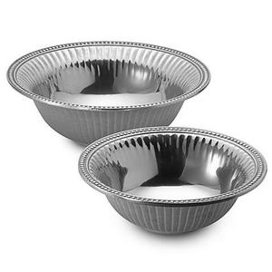 Wilton Armetale® Flutes and Pearls 11-3/4-Inch Round Bowl