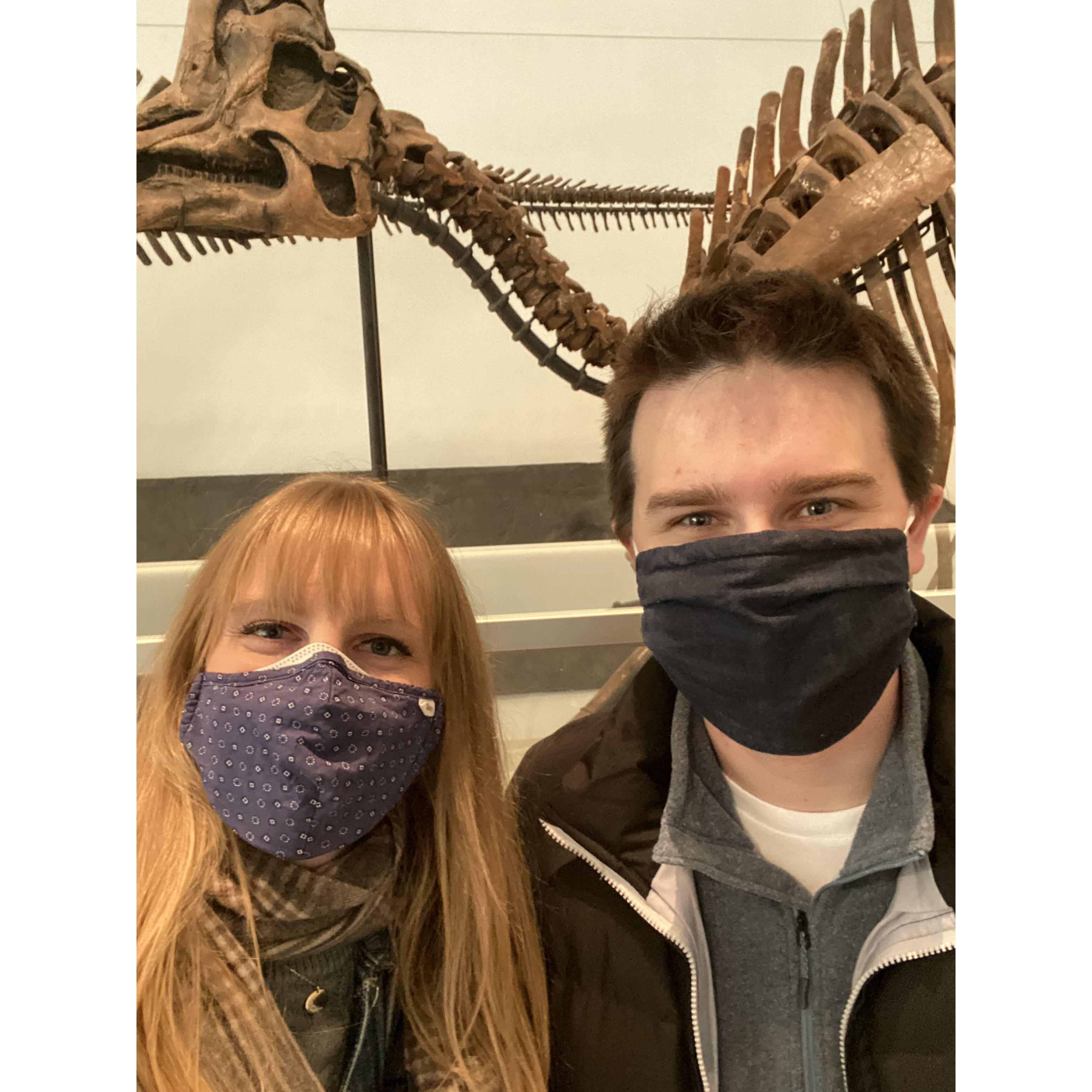 Kailee & Quentin at the Royal Ontario Museum. December 31st, 2021