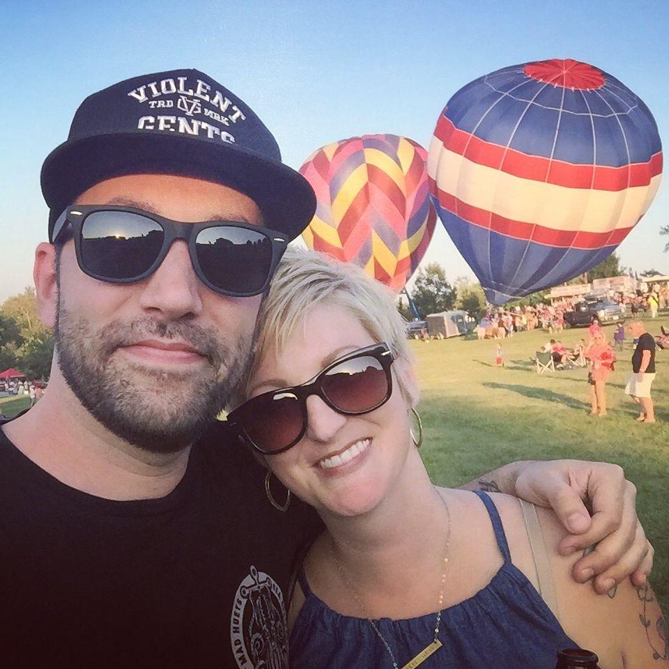 I took Jason to the Great Forest Park Balloon Race....which is my favorite event every year!