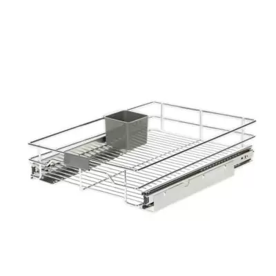 ORG™ Org Steel Sliding 20-Inch x 14-Inch Under Cabinet Organizer in Chome