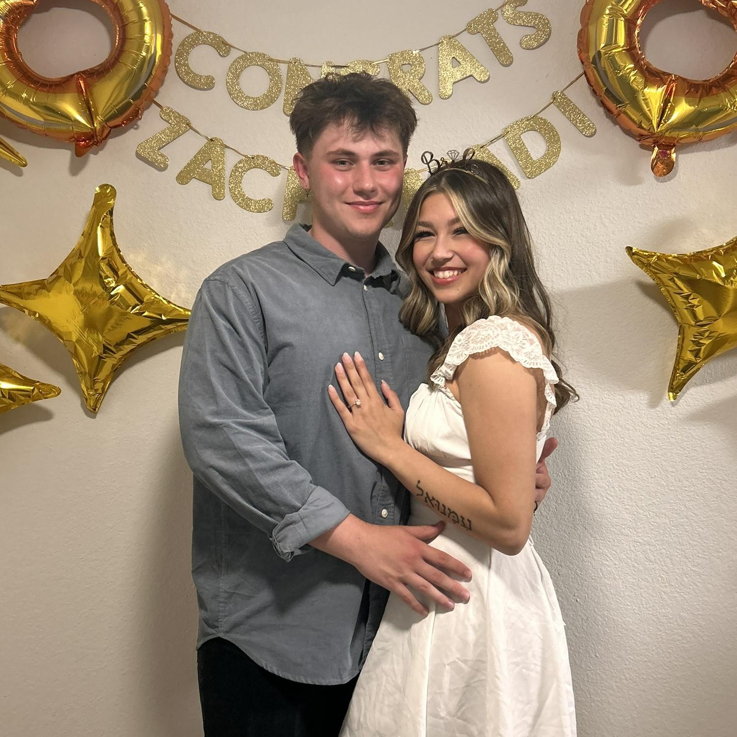The engagement party our sweet maid of honor threw for us <3