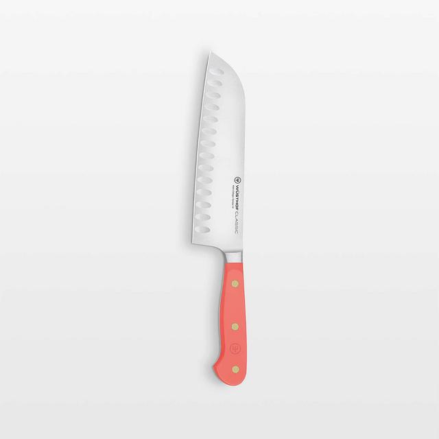 Wusthof Classic Color Coral Peach 7" Santoku Knife